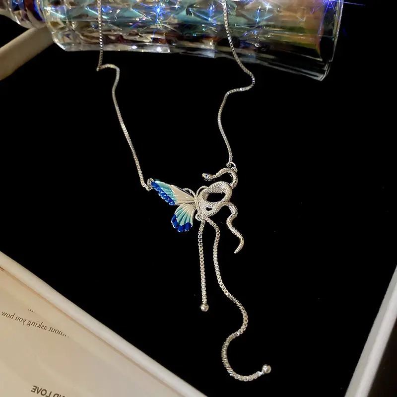 Woven Dream Butterfly Necklace