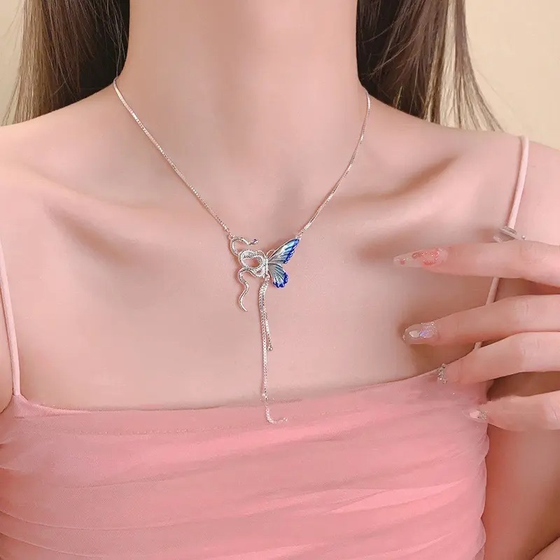 Woven Dream Butterfly Necklace