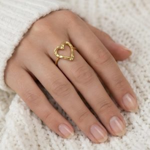 Golden Heart Embrace