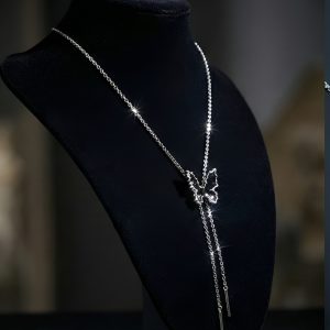 Silver Flutter Lariat