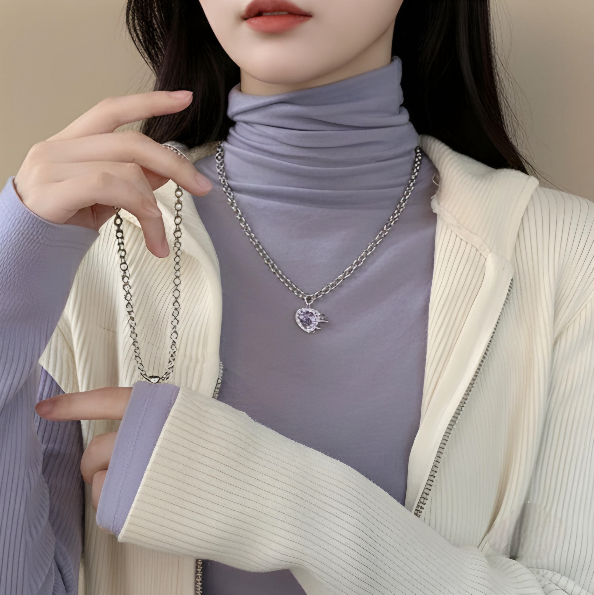 Amethyst Flame Chain