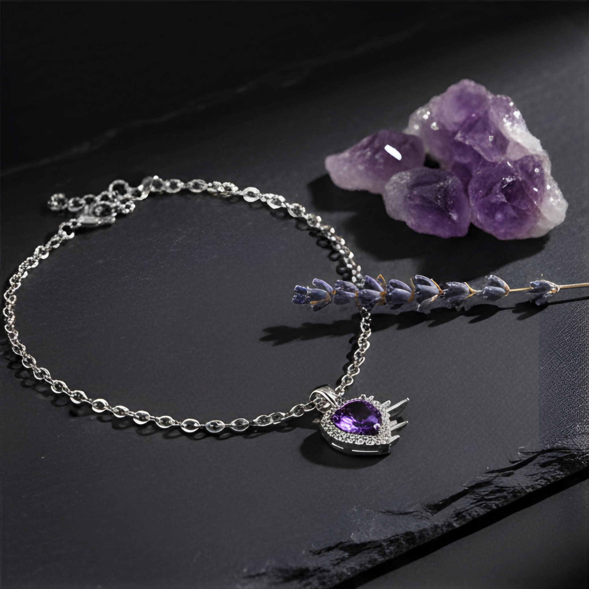 Amethyst Flame Chain