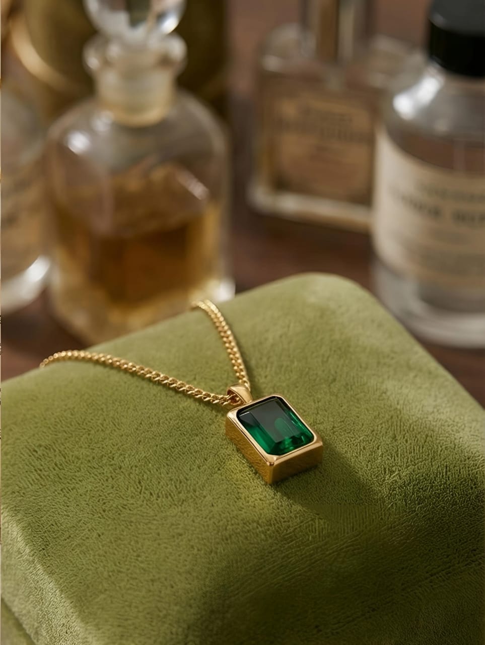 Emerald Verdant Cascade