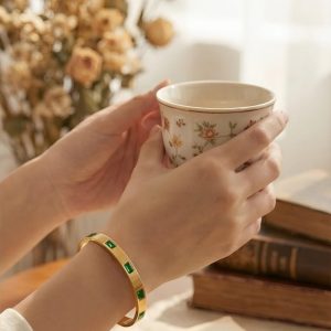 Emerald Horizon Bangle