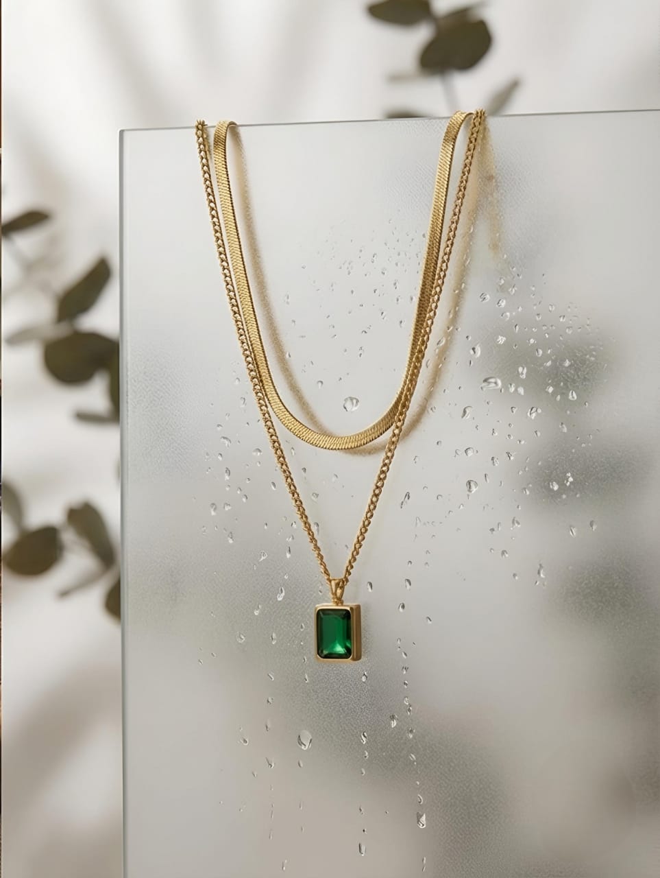 Emerald Verdant Cascade