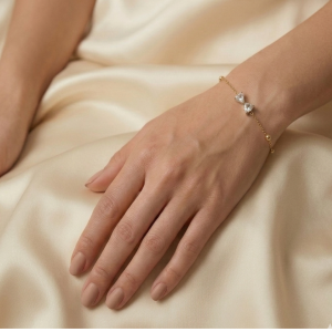 Crystal Bow Bracelet
